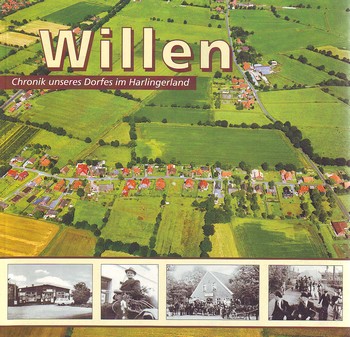 Das Bild zeigt die Titelseite der Dorfchronik vom Heimat- und Bürgerverein Willen